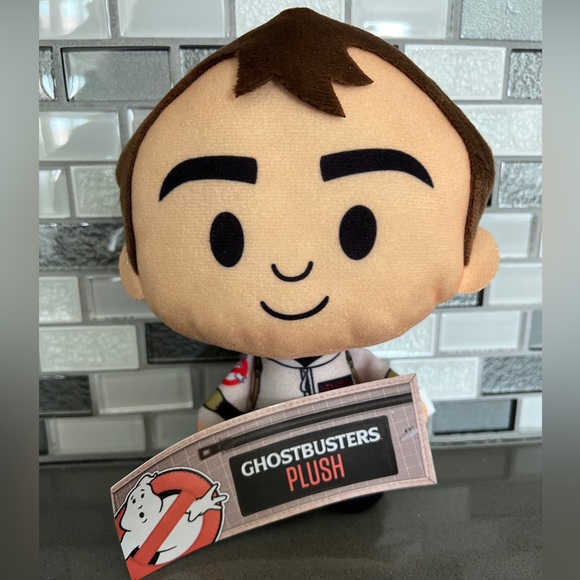 GHOSTBUSTERS Peter Venkman Chibi Big Head Plush Toy Doll Figure / 8โ / BRAND NEW - Picture 4 of 16